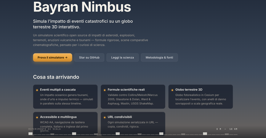 La pagina di Bayran Nimbus